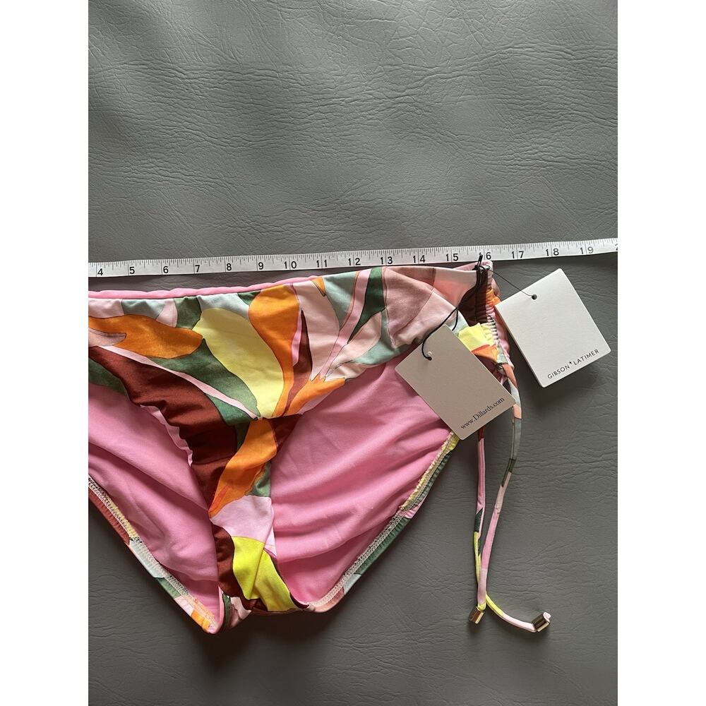 Gibson Latimer | Women Large | Bikini Swim Bottom | Cinched Sides Ties | NWT - Picture 8 of 8